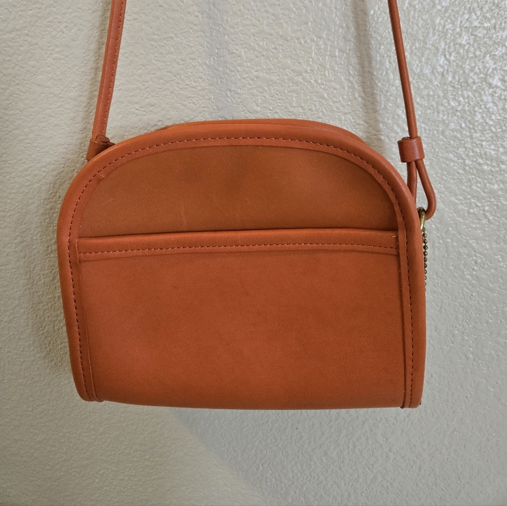Coach Abbie 9017 Orange Tangerine Mandarin Mini Bag Purse Vintage Has Hangtag